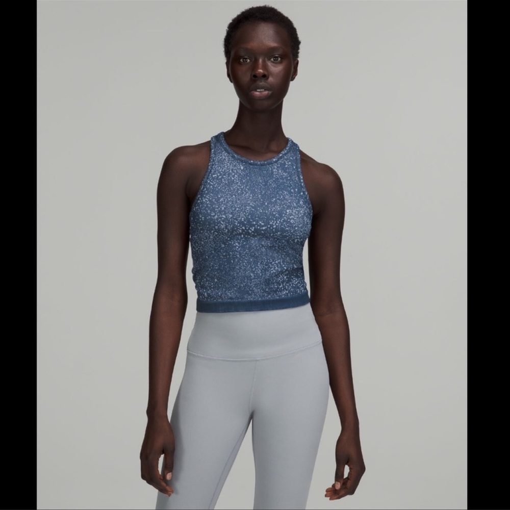 NWOT Lululemon Ebb to Street Cropped Tank Top